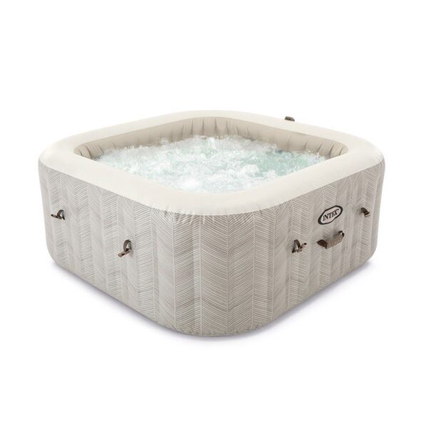 Spa gonflable INTEX Chevron 4 places avec couverture thermique – Prix spécial destockage