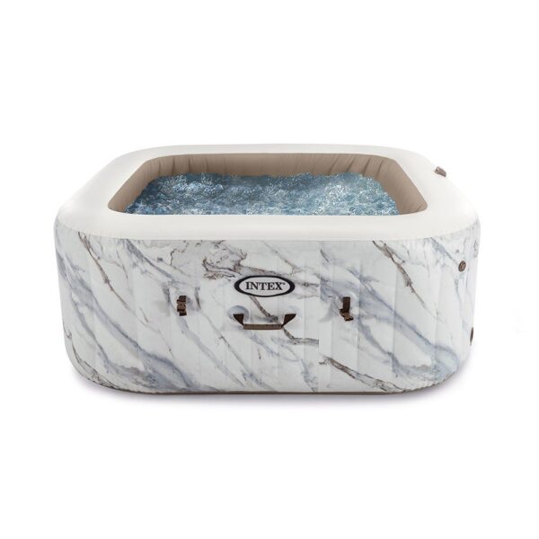 Spa gonflable INTEX Calacatta 4 places avec couverture thermique incluse